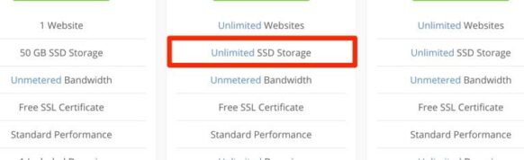 Unlimited SSD Storage